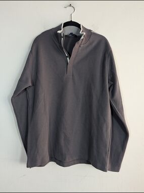 Hathaway Quarter-Zip Pullover Sweater, Size Large